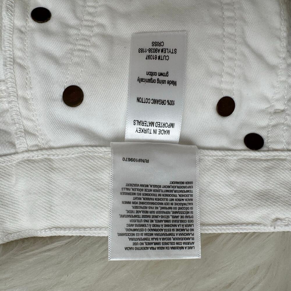 NWT Agolde Criss Cross Jean Short in Element Size 26 - Picture 8 of 10